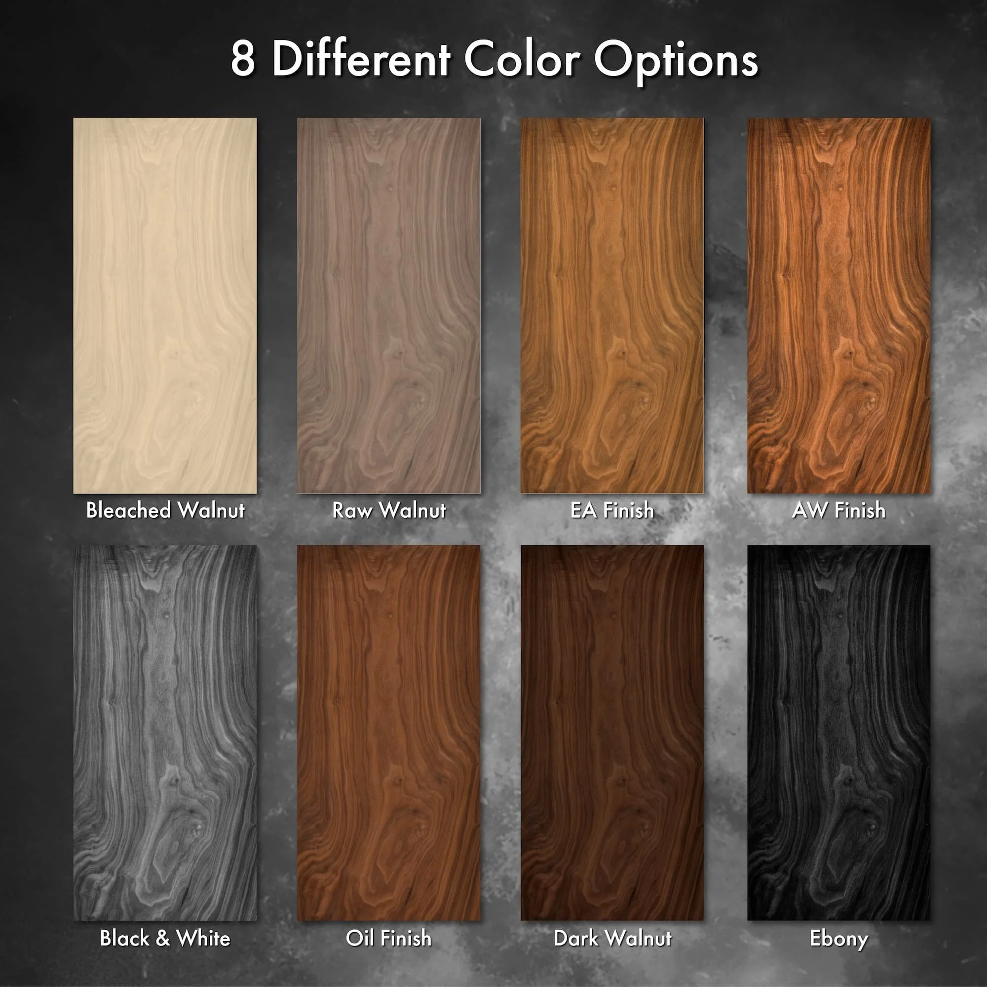 Walnut Bleached Slab Vinyl Door Wrap